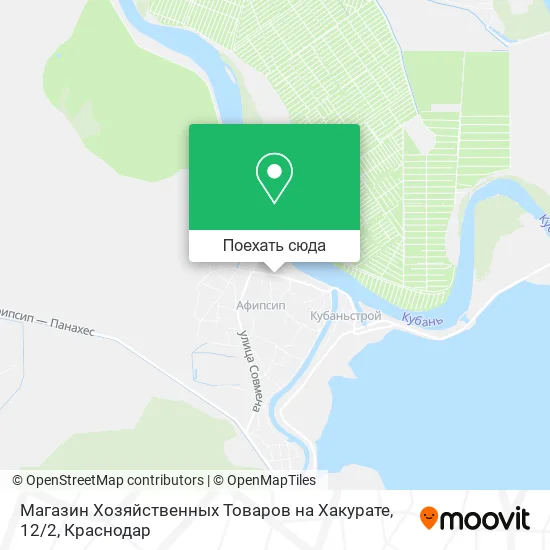 Карта Магазин Хозяйственных Товаров на Хакурате, 12 / 2