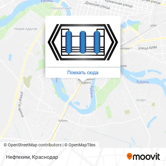 Карта Нефтехим