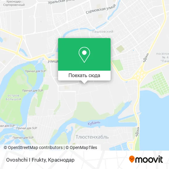 Карта Ovoshchi I Frukty