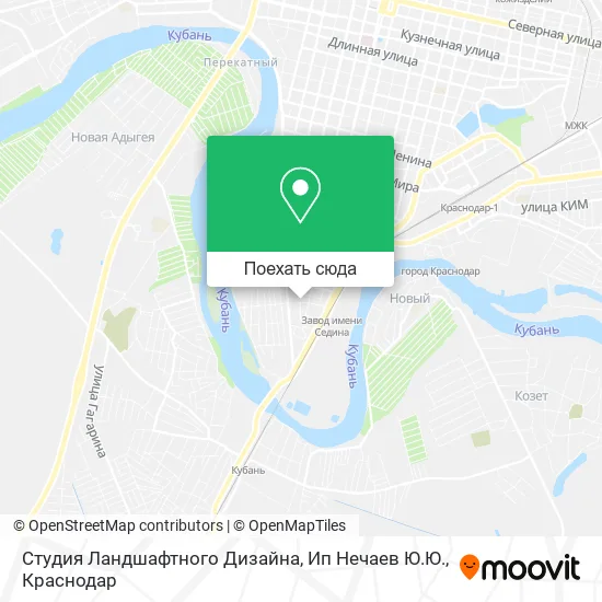 Карта Студия Ландшафтного Дизайна, Ип Нечаев Ю.Ю.