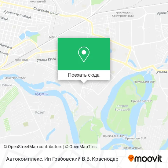 Карта Автокомплекс, Ип Грабовский В.В