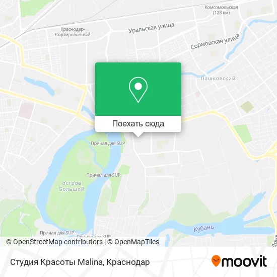 Карта Студия Красоты Malina