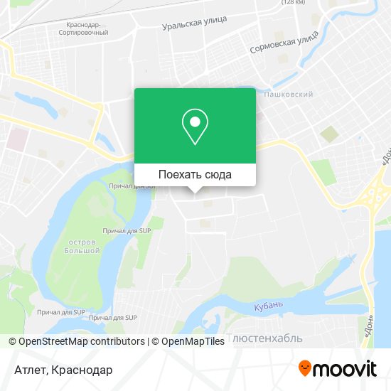 Карта Атлет
