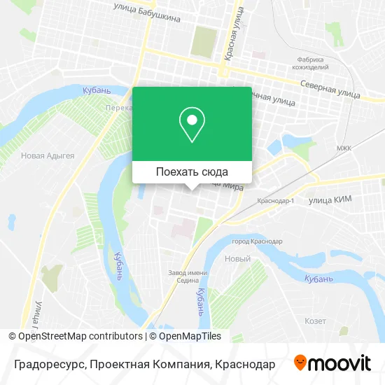 Карта Градоресурс, Проектная Компания