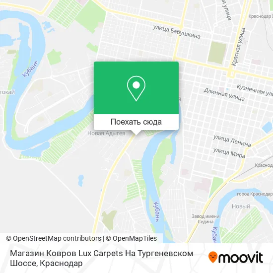Карта Магазин Ковров Lux Carpets На Тургеневском Шоссе