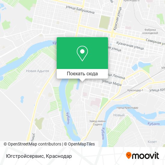 Карта Югстройсервис