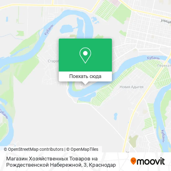Карта Магазин Хозяйственных Товаров на Рождественской Набережной, 3