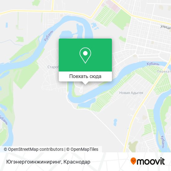 Карта Югэнергоинжиниринг
