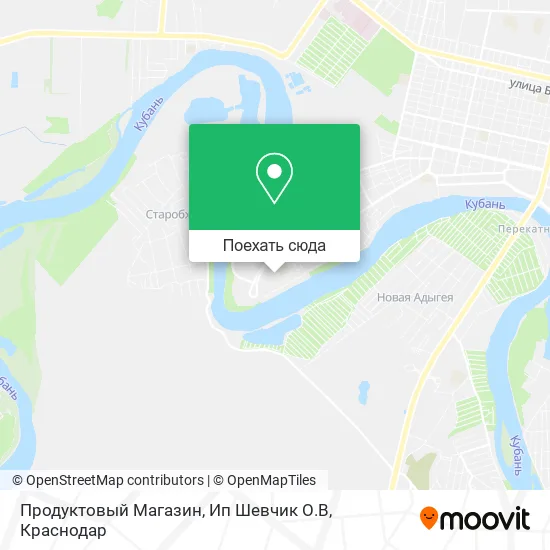 Карта Продуктовый Магазин, Ип Шевчик О.В