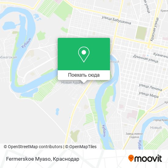 Карта Fermerskoe Myaso