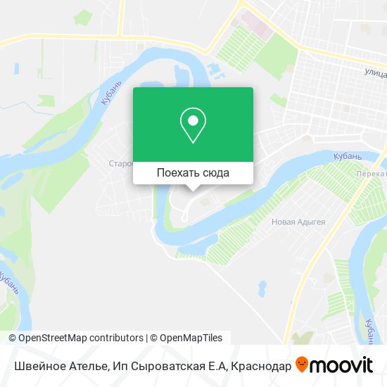 Карта Швейное Ателье, Ип Сыроватская Е.А