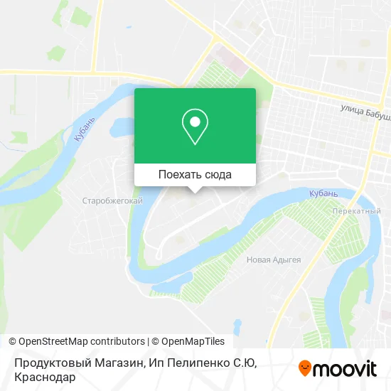 Карта Продуктовый Магазин, Ип Пелипенко С.Ю