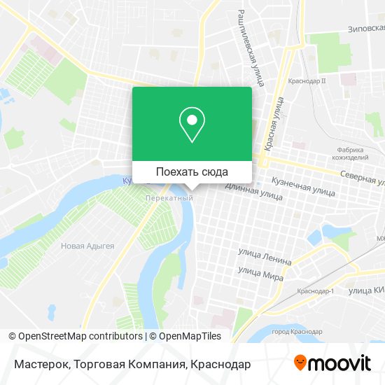 Карта Мастерок, Торговая Компания