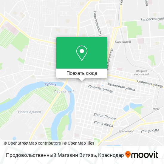 Карта Продовольственный Магазин Витязь