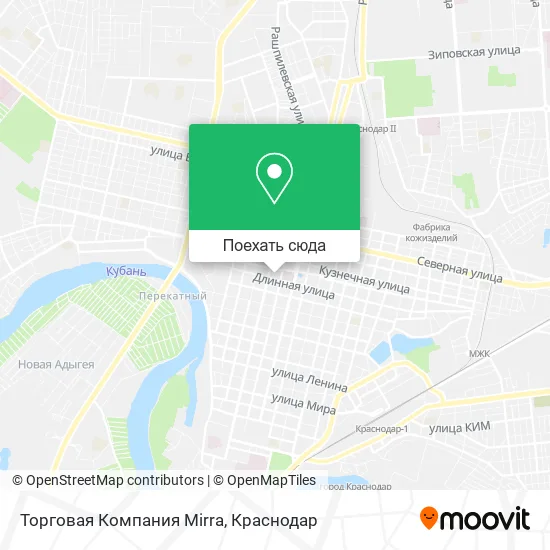 Карта Торговая Компания Mirra