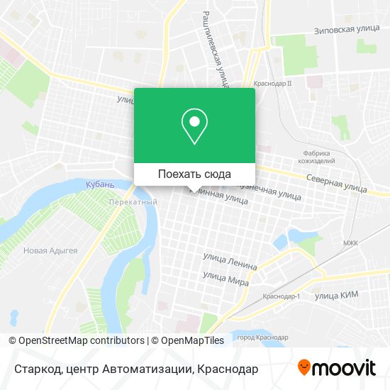 Карта Старкод, центр Автоматизации