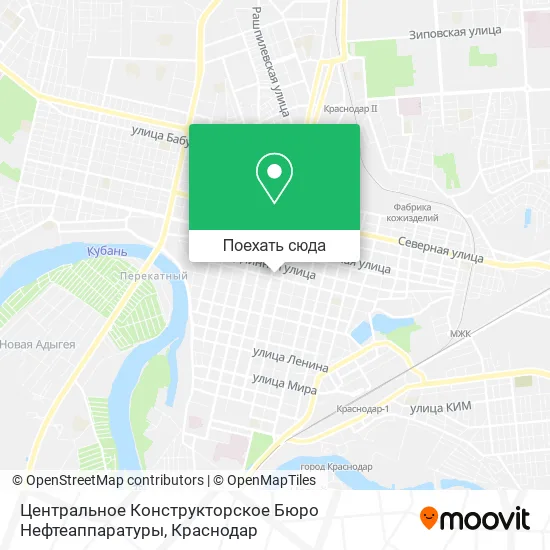 Карта Центральное Конструкторское Бюро Нефтеаппаратуры