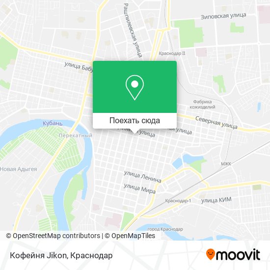 Карта Кофейня Jikon