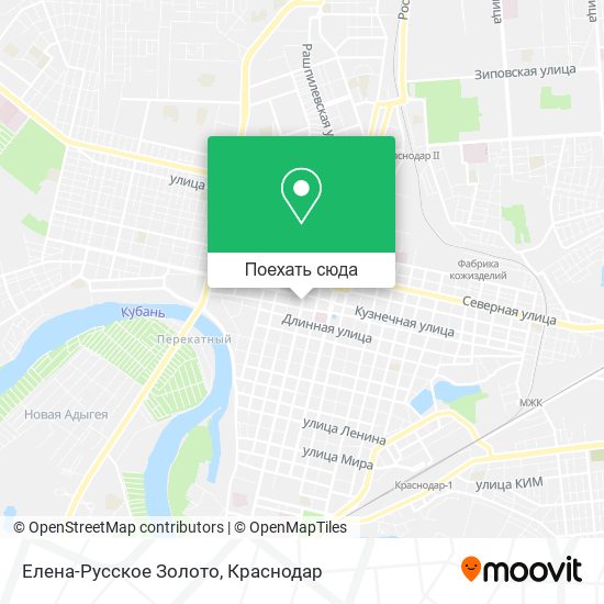 Карта Елена-Русское Золото