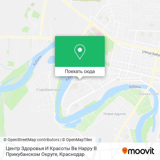Карта Центр Здоровья И Красоты Be Happy В Прикубанском Округе
