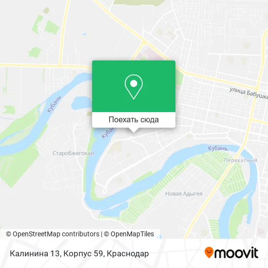 Карта Калинина 13, Корпус 59
