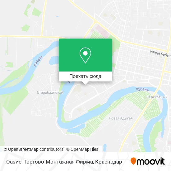 Карта Оазис, Торгово-Монтажная Фирма