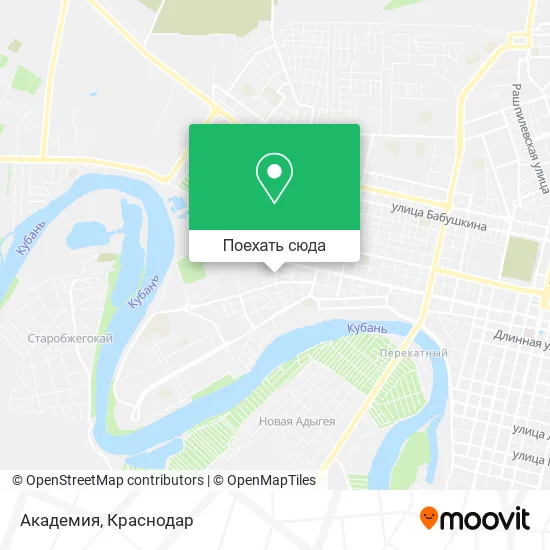 Карта Академия