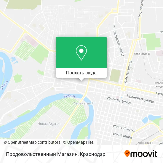 Карта Продовольственный Магазин