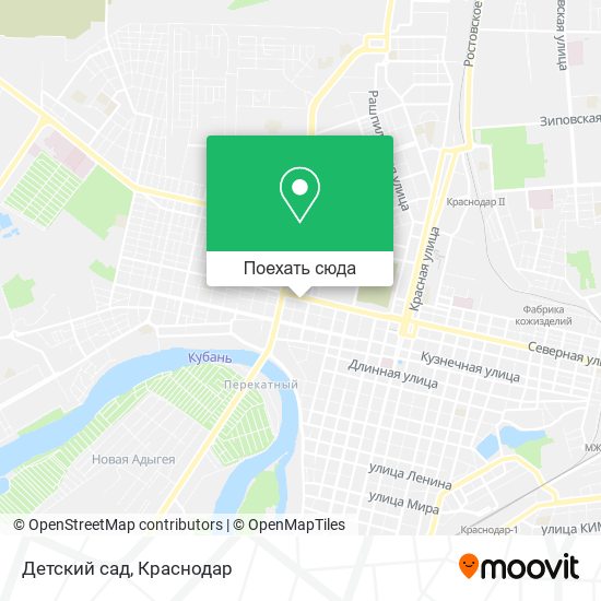 Карта Детский сад