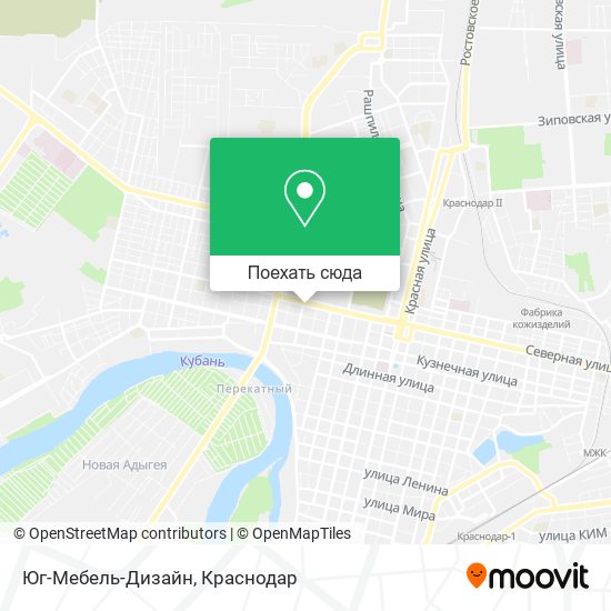 Карта Юг-Мебель-Дизайн