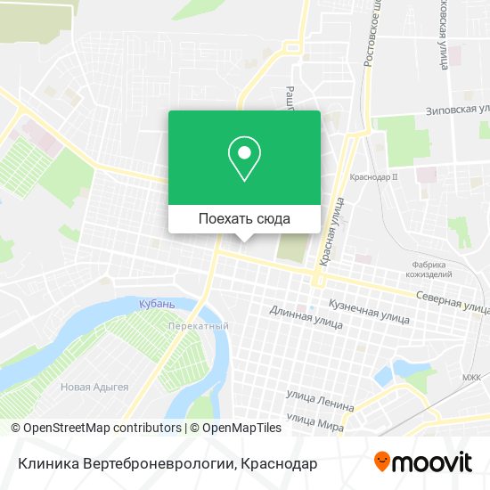 Карта Клиника Вертеброневрологии
