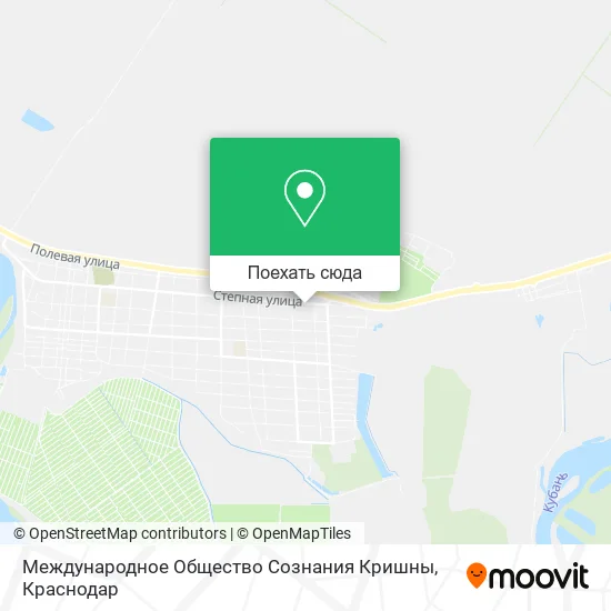 Карта Международное Общество Сознания Кришны