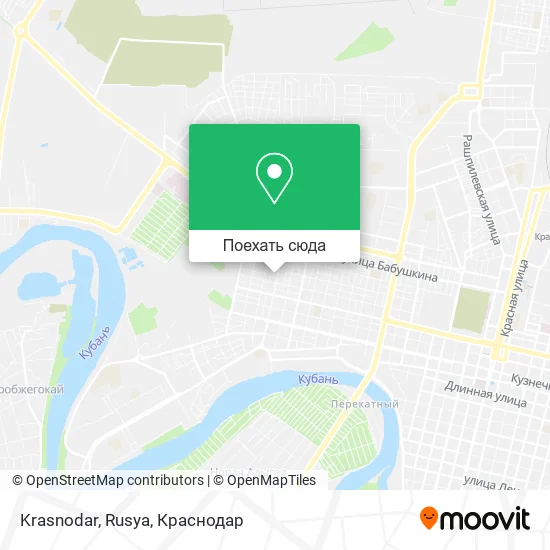 Карта Krasnodar, Rusya