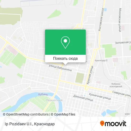 Карта Ip Pozidaev U.I.