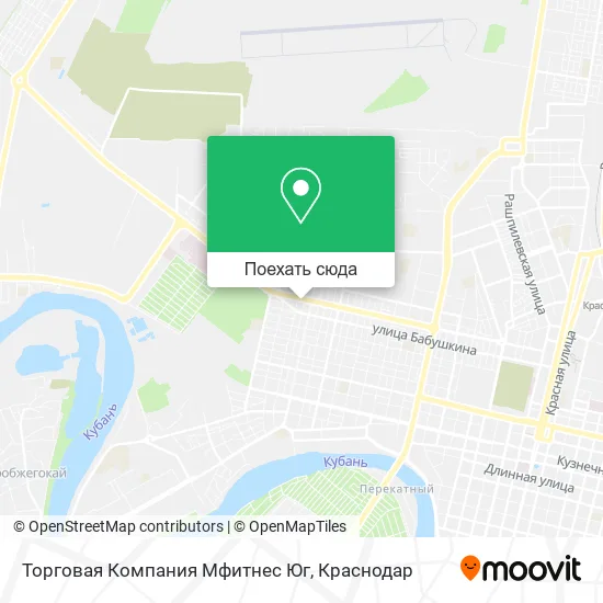 Карта Торговая Компания Мфитнес Юг