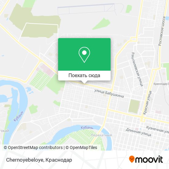 Карта Chernoyebeloye