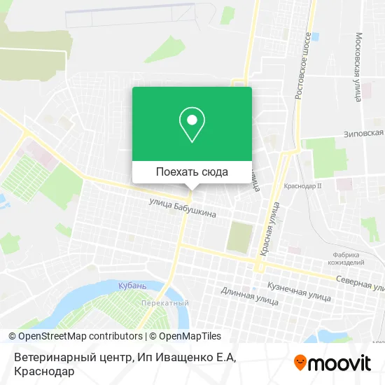 Карта Ветеринарный центр, Ип Иващенко Е.А