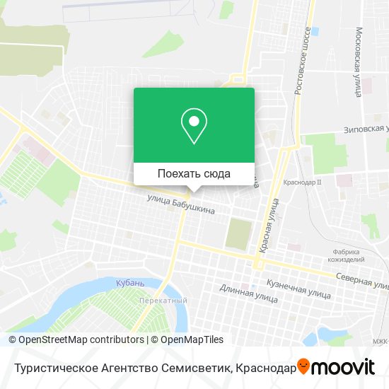 Карта Туристическое Агентство Семисветик