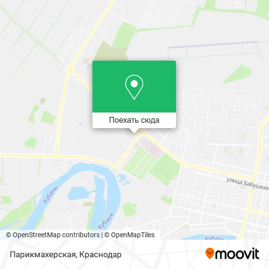 Карта Парикмахерская