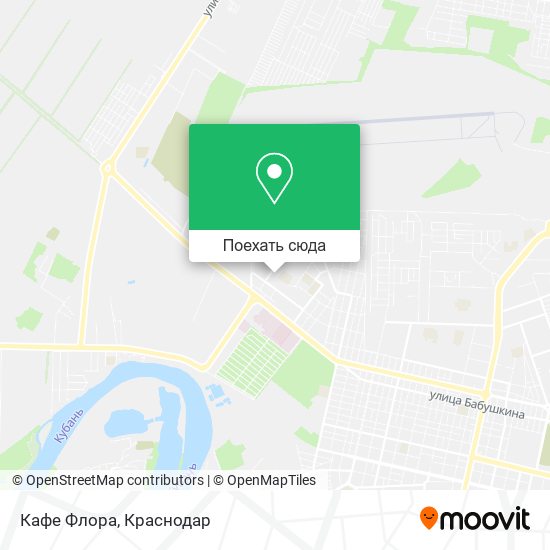 Карта Кафе Флора