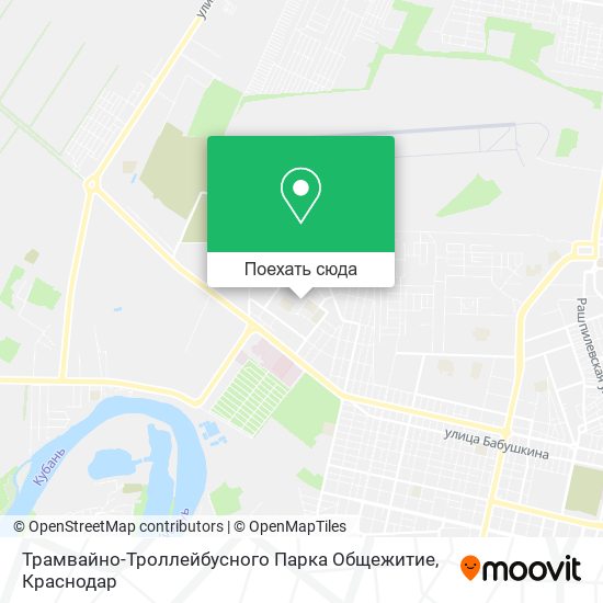 Карта Трамвайно-Троллейбусного Парка Общежитие