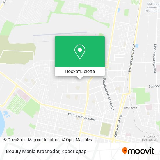 Карта Beauty Mania Krasnodar