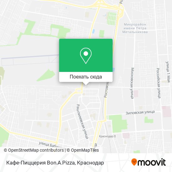 Карта Кафе-Пиццерия Bon.A.Pizza