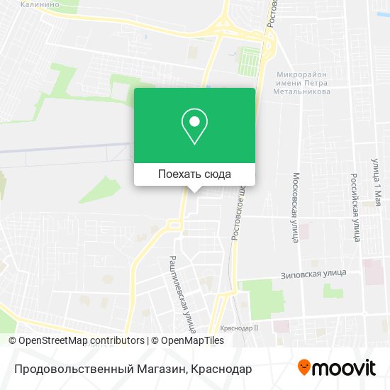 Карта Продовольственный Магазин
