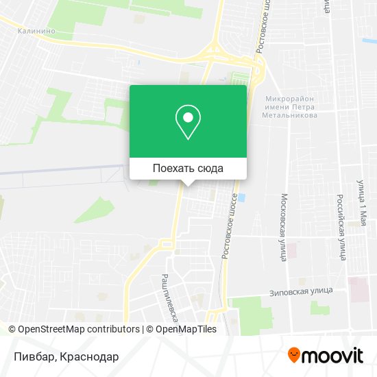 Карта Пивбар