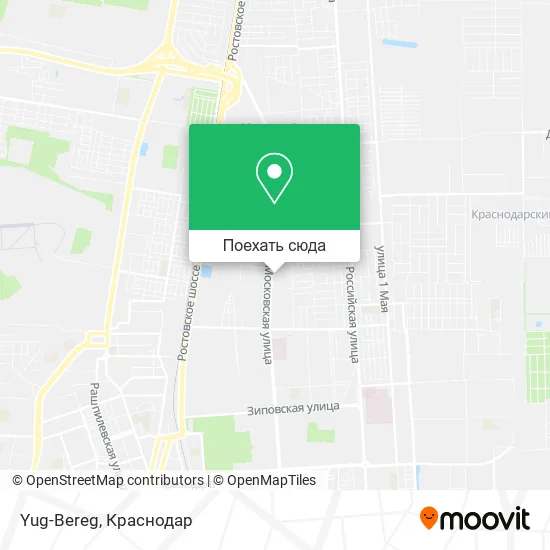 Карта Yug-Bereg