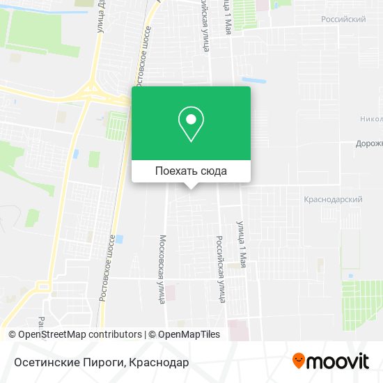 Карта Осетинские Пироги