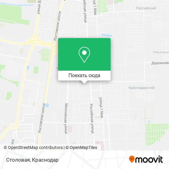 Карта Столовая