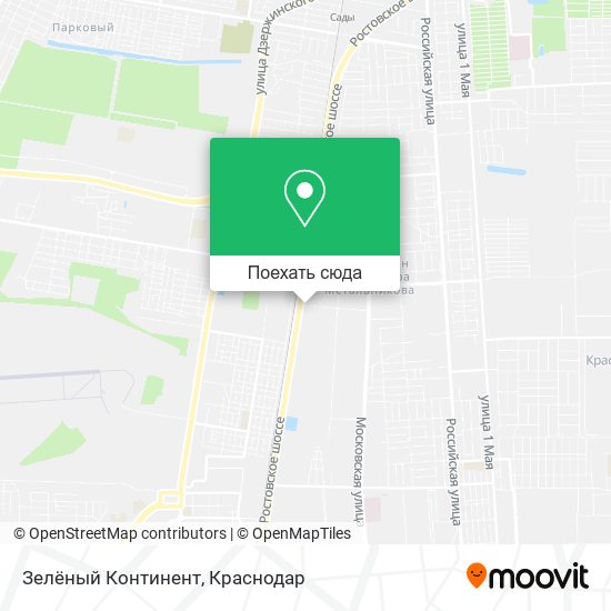Карта Зелёный Континент