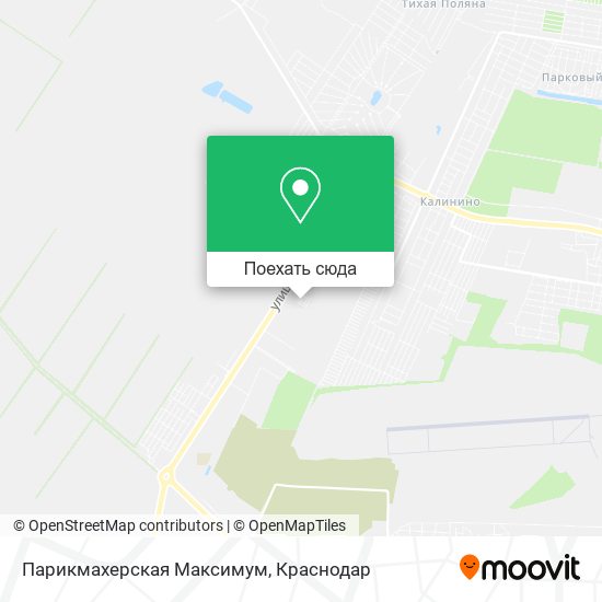 Карта Парикмахерская Максимум